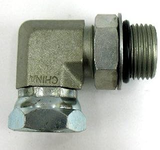 AF 9515-32-32-2 Male O-Ring Boss (2-1/2'-12 Threads) X 2 Female Pipe (2.375'-11.5 Threads) Swivel 90 Elbow