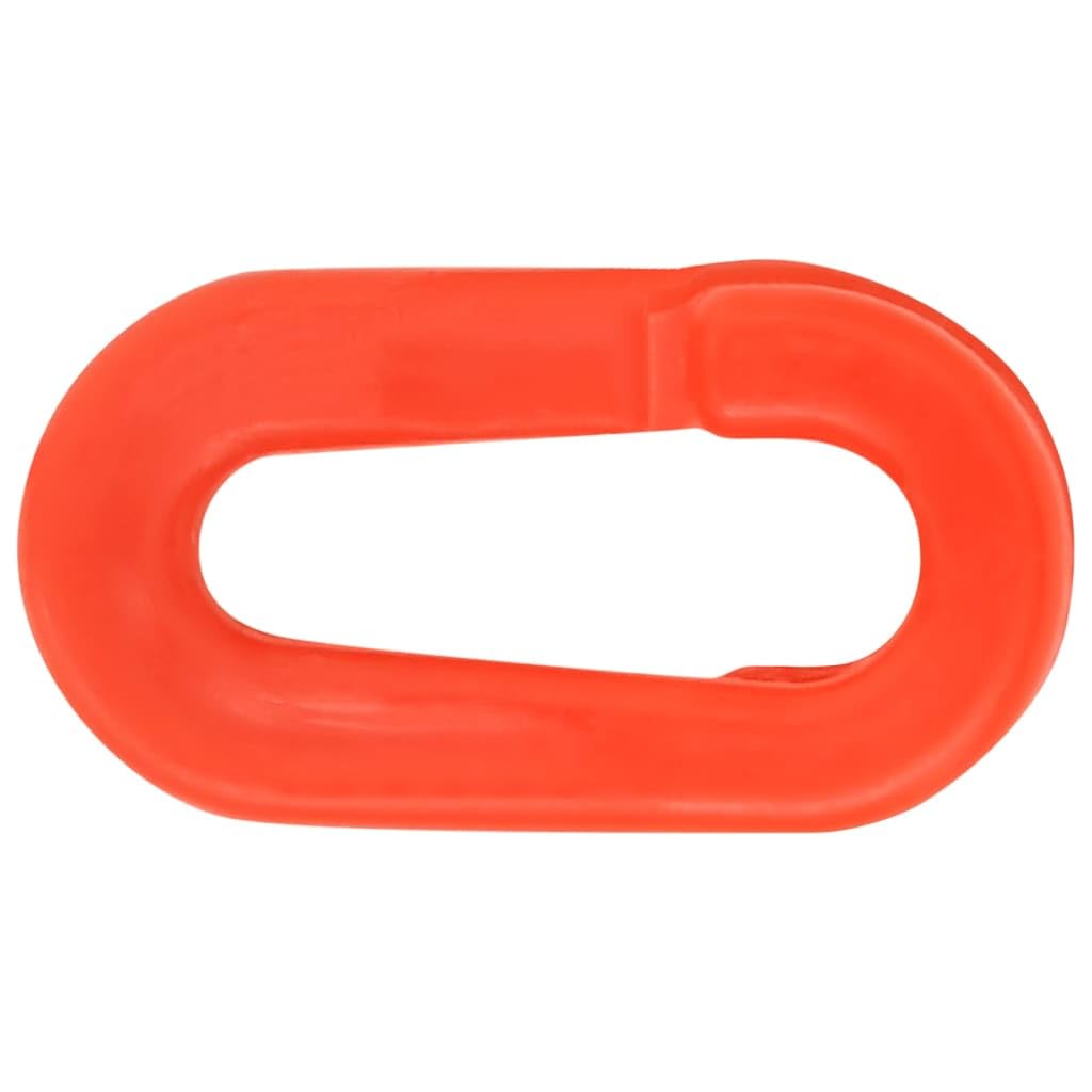 vidaXL 10x Bolardos de Control de Tráfico con Cadena Poste de Bolardo Franjas Plateadas Reflectantes Barrera Aparcamiento Carretera Seguridad PE 75 cm