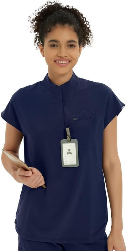 Kitmaz Medical Scrub Tops for Women – Soft Stretch...