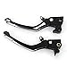 HIGHER MEN Manopole del Manubrio del Motociclo 1 accoppiamento Leva Freno Regolatore Frizione for Harley Davidson Sportster 1200 XL 883 48 2004-2014 10 11 12 13 Black Applicabilità Resistente e Forte