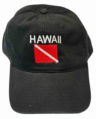 NanoHawk Hawaii Dive Hat - Embroidered Adjustable Scuba Diving Cap,