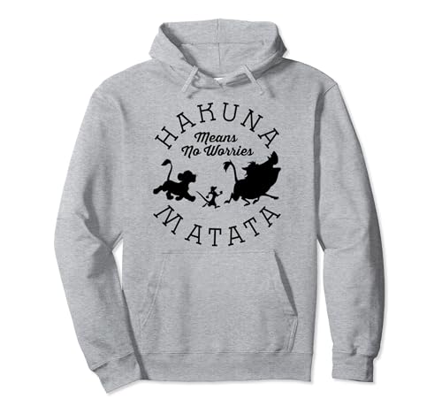Sweat Lion King Hakuna Matata idéal pour vos soirées d'été et camping
