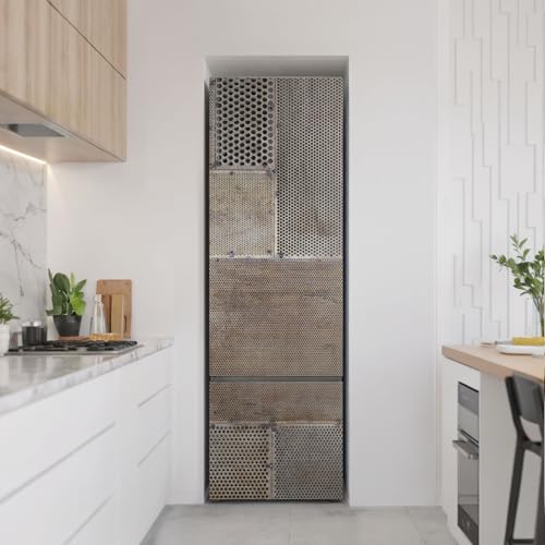 Tapis magnétique cuisine 60x190 cm imperméable et mat en tôle perforée
