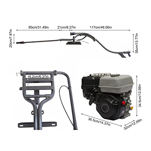 Outboard Motor 4 Stroke 7.5 Hp, Gasoline Boat Engine Motor, 196Cc Marine Fishing Boat Engine Single Cylinder For 3-6M Fishing Boats Foam Boats, 3600Rpm #TOP3
