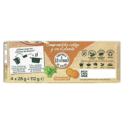 Miniatura 5 de Knorr - Cacitos De Caldo Pollo, 112g, Pack De 8