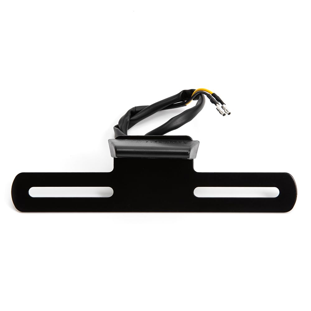3 LED Luce targa moto con supporto telaio Luce targa posteriore moto Compatibile con cruiser, ATV, scooter, ecc