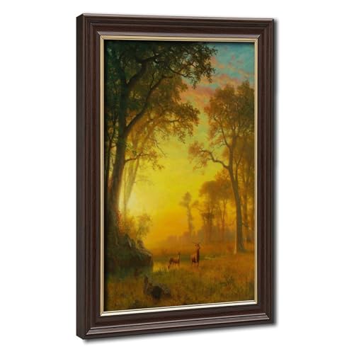 Impression Albert Bierstadt toile forêt pour habiller un grand mur vide
