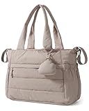 BAGSMART Diaper Bag Tote for Baby, Hospital Bag for Labor Delivery, Large Mommy Bag with Portable Changing Pad Pacifier Case for Travel Weekender Work