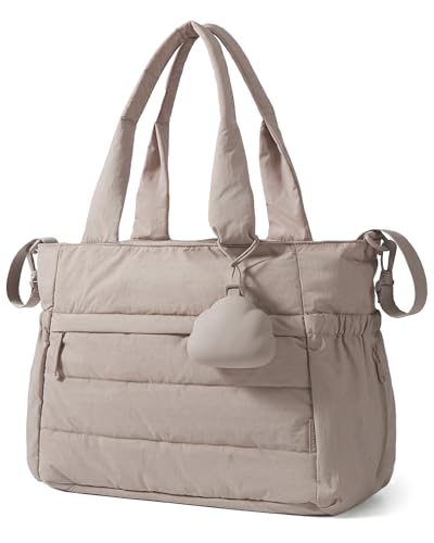 BAGSMART Diaper Bag Tote for Baby, Hospital Bag for Labor Delivery, Large Mommy Bag with Portable Changing Pad Pacifier Case for Travel Weekender Work