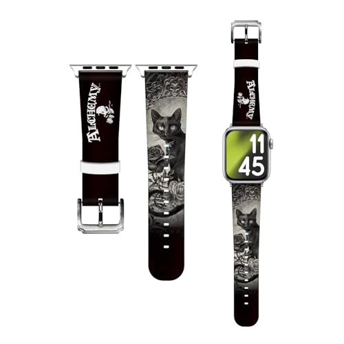 Bracelet Apple Watch 38/40/41mm en cuir véritable Alchemy Gothic anti-irritation
