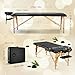 CHRUN Massage Table Portable Wooden Lash Bed 24