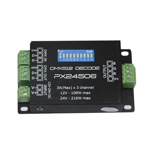 Controlador atenuador LED PX24506 de alta precisión para tira LED RGB 2