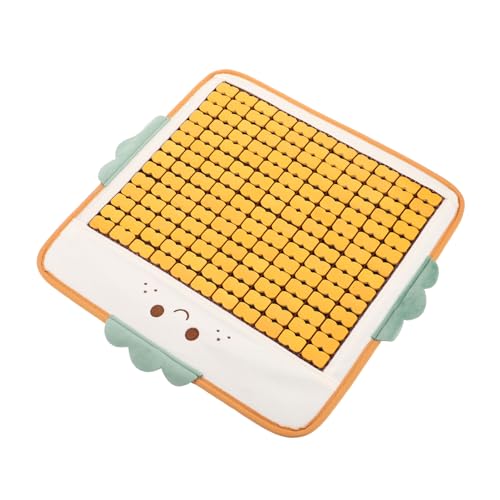 Anneome Bamboo Car Seat Cushion Breathable Cooling Pad Office Chair Pad Comfortable Ventilated Antislip Stain-Resistant