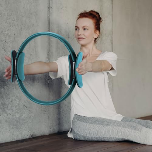 Syhood Anillas Pilates 11.81 Pulgadas Círculo de Yoga Ring Ligero Flexible para Ejercicio Fitness miniatura 7