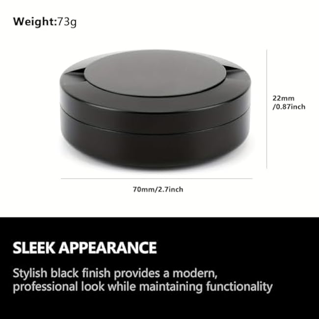 Portable Metal Can ZYN Box, Leak-Proof Design(black)