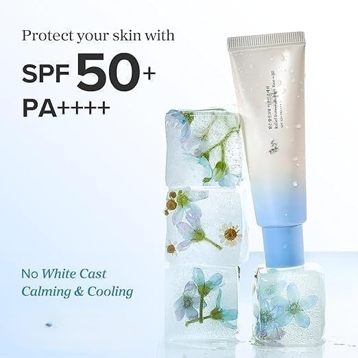 Image of Beauty of Relief Sun Aqua-Fresh Rice + B5, SPF 50+ PA++++ Sunscreen, Moisturizing & Calming Formula, Korean Skincare, 50ml (Beauty Sun Rice)