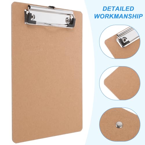 Planches à pince porte-documents Cabilock en bois véritable et fer - 6
