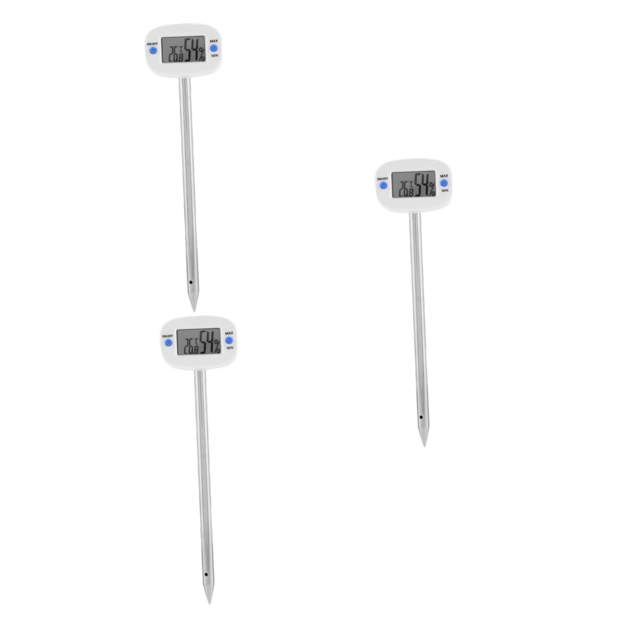 Hemobllo 3 Piezas Termómetro Hygrómetro Mini para Medición de Temperatura Herramienta Baterías para Jardinería y Cultivos