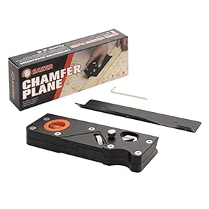 Saker Holzbearbeitungskanten-Eckhobel Holzbearbeitungs-Handhobel zum schnellen Kantenschneiden und Anfasen 45 Grad Schrägkante Manuelle Hobel Anfasen und Trimmen, Fasenhobel, Holzhobel