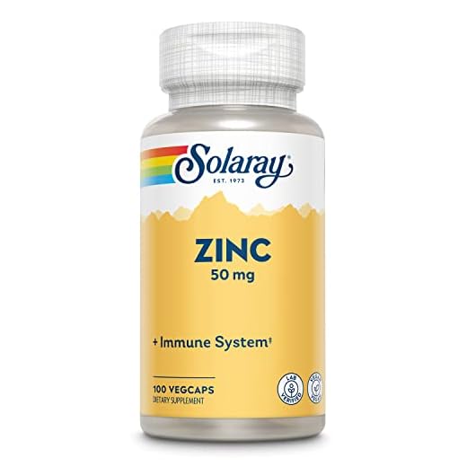 Solaray Zinc 50mg Immune Support Capsules, 100 Count, Vegan, Pumpkin Seed
