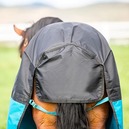 HORSEWARE Ireland Mio T/O Lite, Color: Black/Turq & Black, Size: 75 (AASA41-KCTK-75)