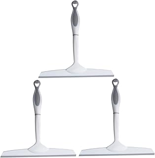 SOLUSTRE 3pcs Rubber Cleaning Tool Glass Squeegee Glass Wiper Ceramic Tile Window White