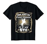 Photo Gallery divertente ain t my first rodeo 6° compleanno t-shirt per bambini maglietta Photo Gallery divertente ain t my first rodeo 6° compleanno t-shirt per bambini maglietta