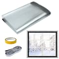 Window Insulation Kit,Heavy Duty Window Insulation Film for Heat and Cold,39*48 in High Transparent Thick Window Wrap Insulation,Easy to Open for Ventilation,Simple Installation