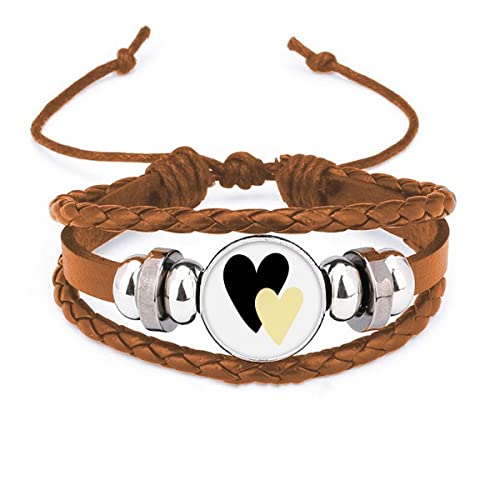 Bracelet en cuir citation cœur idée cadeau anniversaire femme