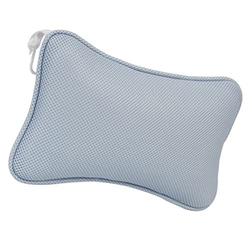 PartyKindom Non-Slip Bathtub Pillow with Suction Cups Bath Tub Pillow Headrest for Back Neck Support for Relaxation