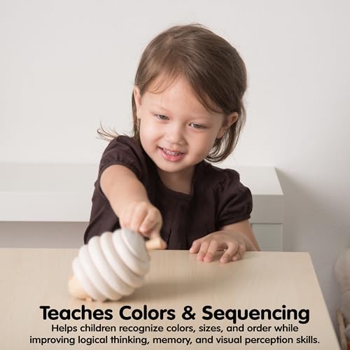 Image of PlanToys Lacing Sheep Wooden Threading Toy for Kids Ages 3+ Montessori | lacing sheep wooden threading toy, montessori fine motor coordination, focus creativity activity, ages 3+, preschool learning