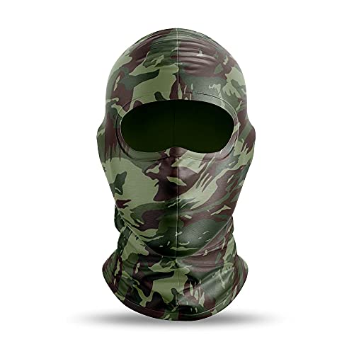 Touca Ninja Balaclava Proteção Uv50+ Térmica Resistente Exercito