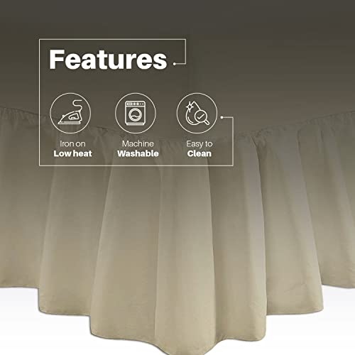 Divine Textiles Lenzuola mantovana, con balze