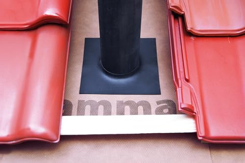Miniatura 2 de Ku-100 20 X 20 Cm Collar De Sellado Flexible De Caucho Epdm Para Tuberías Y Cables Con Un Diámetro De 95 - 120 Mm Manguito De Tubo Pasaje De Techo