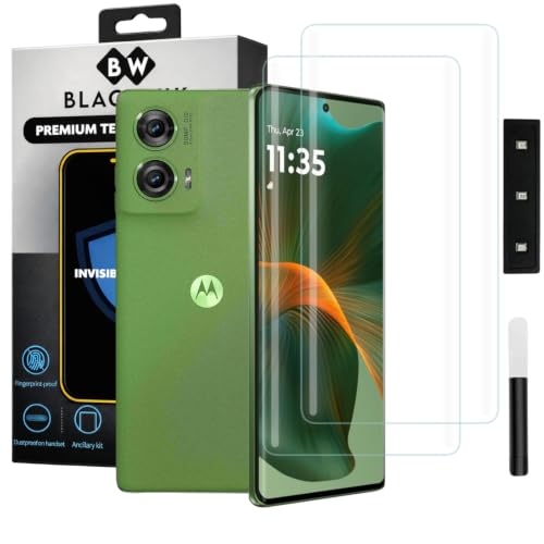 Image of Blackwik UV Curved Tempered Glass for Moto Edge 50 Fusion | 2-Pack