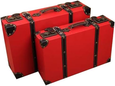 Vintage Suitcase XJJUN Old Fashioned 