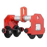 kran laufkatze selber bauen Schubträgerwagen Einstellbar für die I-Trägerschiene mit Standard- oder Breitflansch