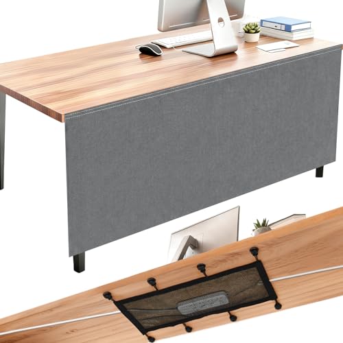 71-Inch Under-Desk Privacy Panel