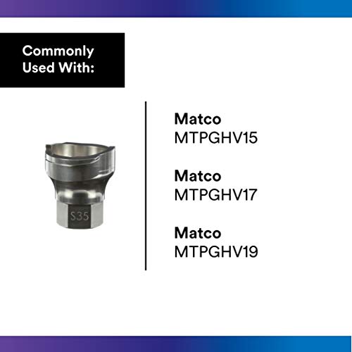 Image of 3M PPS 2.0 Spray Gun Adapter #S35, 26130, 16 mm Female, 1.5 mm Thread Stretched | Connects Several Paint Gun Brands to PPS 2.0 Paint Spray System; 1 Pack