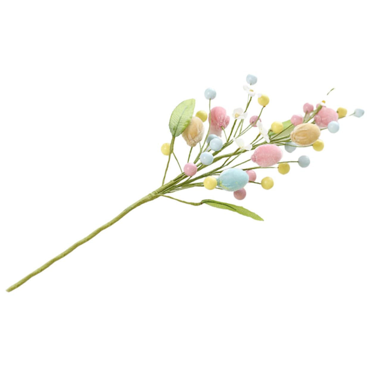 12 pcs Easter Egg Branch Easter Table Centerpiece Easter Adornment Easter Egg Picks Easter Decoration Easter Party Decoration Decorative Egg Branch Easter Egg Twig Ornament Party Supplies12 pcs