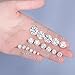 0.1-10 Carat Loose Moissanite, D White Colorless VVS1 Clarity Round Cut 12 Sizes Lab Created Diamond for Diamond Jewelry,Earrings,Necklaces,Rings,Handmade Jewelry with GRA Certificate (0.2ct 3.5mm)