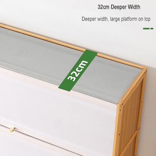 Meuble à chaussures d'entrée pour ranger et désencombrer le couloir blanc