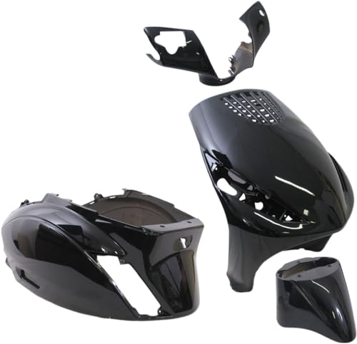 Kit de carénage Piaggio Zip, Zip2000 2T/4T 4 pièces NOIR-METALLIQUE