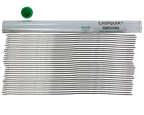 Alliage de retrait CMS ChipQuik pour débraser les puces électroniques sans surchauffe