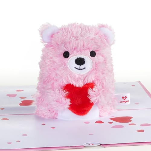 Carte de vœux 3D You Make Me Beary Happy : un ours en relief pour exprimer votre amour