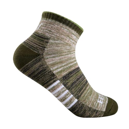 FEIDEER Women's Sport Athletic Running Socks, Hiking Walking Thick Cushioned Above Ankle Crew Socks 3-5 Pairs for Women Girls3