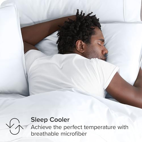 Bare Home 840105704232 Standard Pillow Sham Covers - Set Of 2 - Premium 1800 Ultra-Soft Microfiber - Double Brushed - Bed Pillow Shams thumb #6