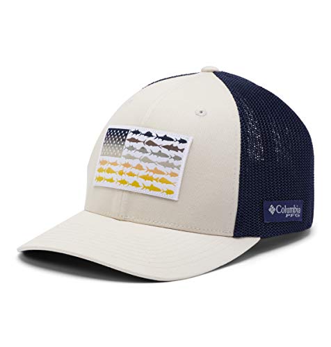 Image of Columbia Unisex PFG Fish Flag Mesh Ball Cap