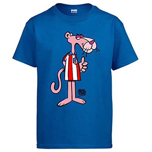 Diver Camisetas Camiseta Atlético de Madrid Pantera Rosa - Azul Royal, L