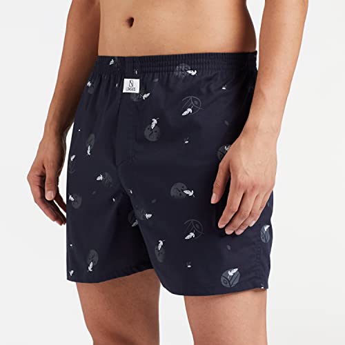 Image of Longies Men's Cotton Printed Regular Boxer Shorts